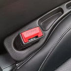 Universal 2Pcs Car Seat Console Bag between Seats Interior Auto Organizer Decoration Gap Filler Seat Crevice Storage Box
