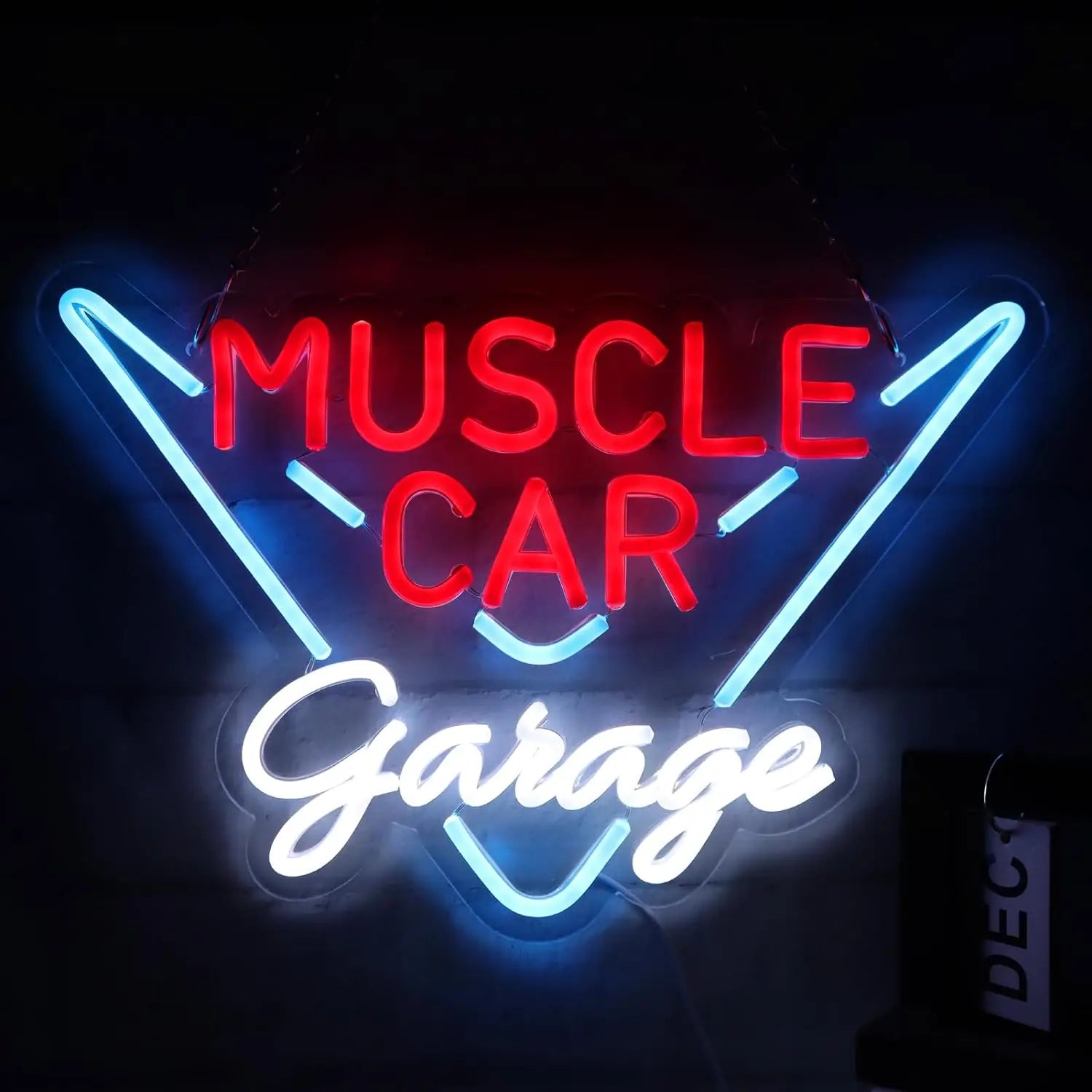 SRT Car Service Neon Signs LED Neon Light Sign Light up Neon Signs Car Refit Garage Wall Car Garage Repair Shop Car Badge