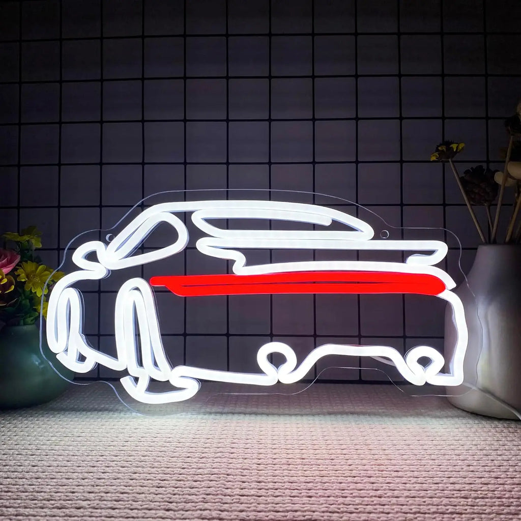 SRT Car Service Neon Signs LED Neon Light Sign Light up Neon Signs Car Refit Garage Wall Car Garage Repair Shop Car Badge