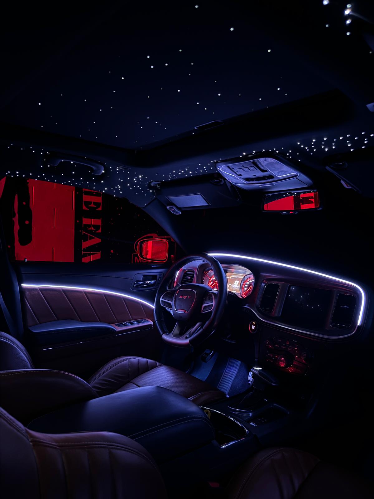 5 in 1 Car Led Strip Lights with App Control